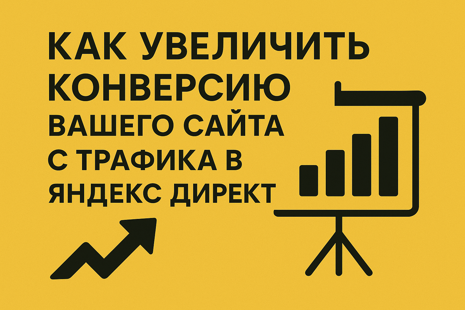 График роста конверсии на экране ноутбука — иллюстрация к статье «Как увеличить конверсию сайта с трафика в Яндекс Директ»